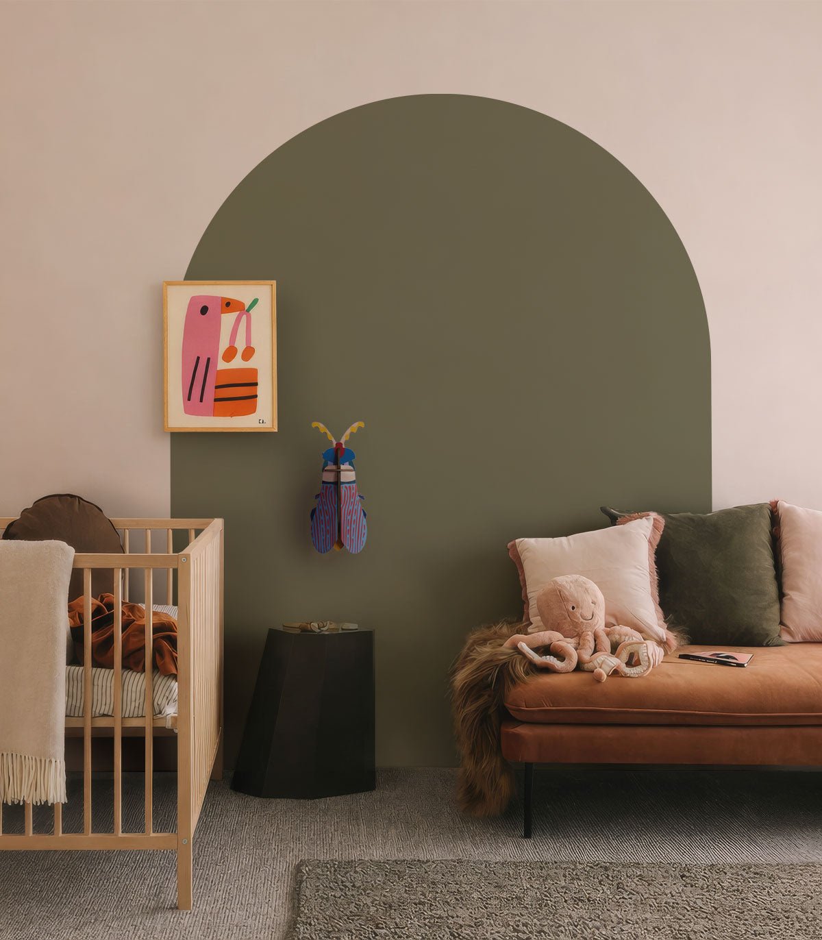 Arch Solid Soft Mineral - Wallcolors®
