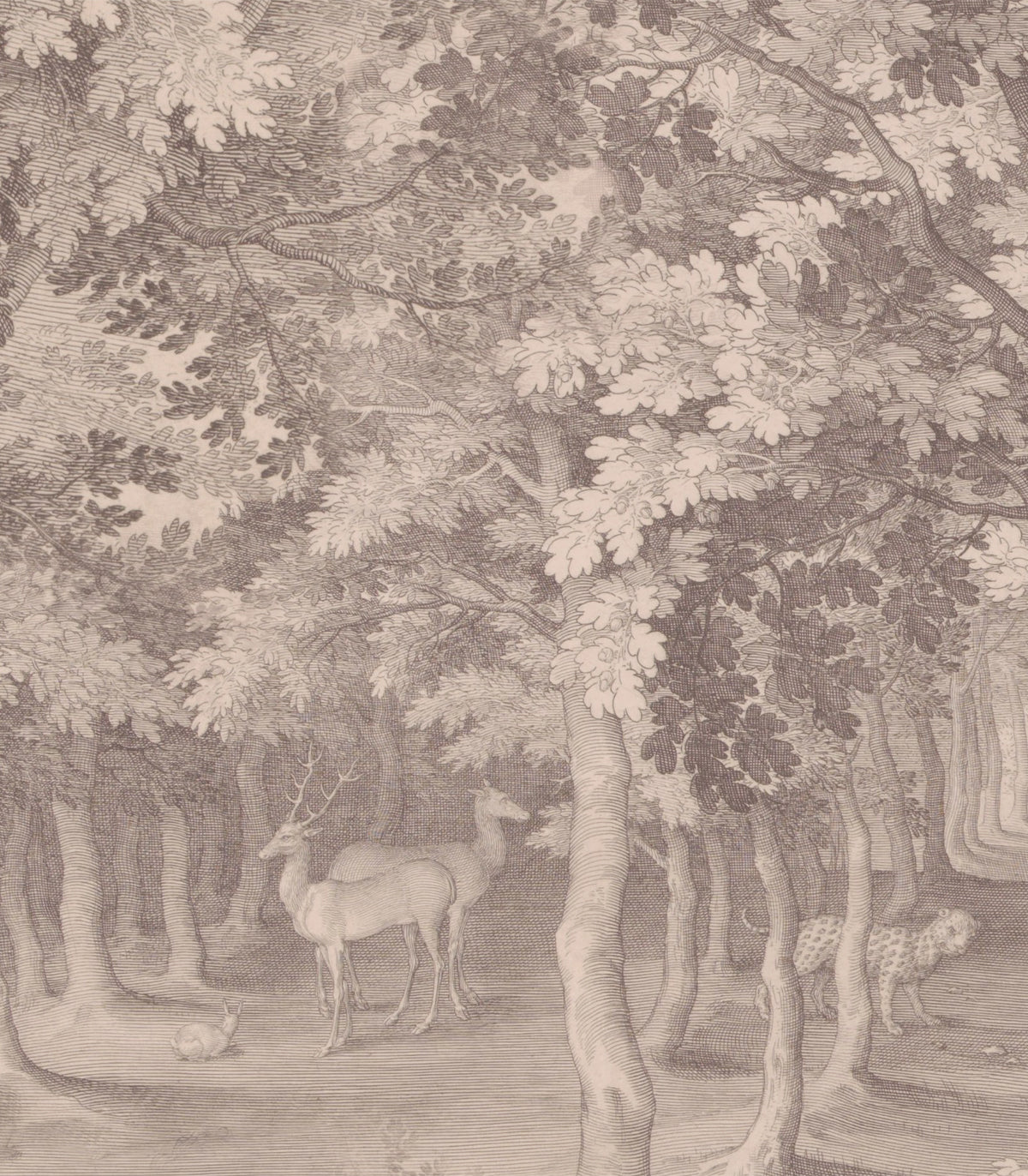 Tapeta Timeless Trees Beige