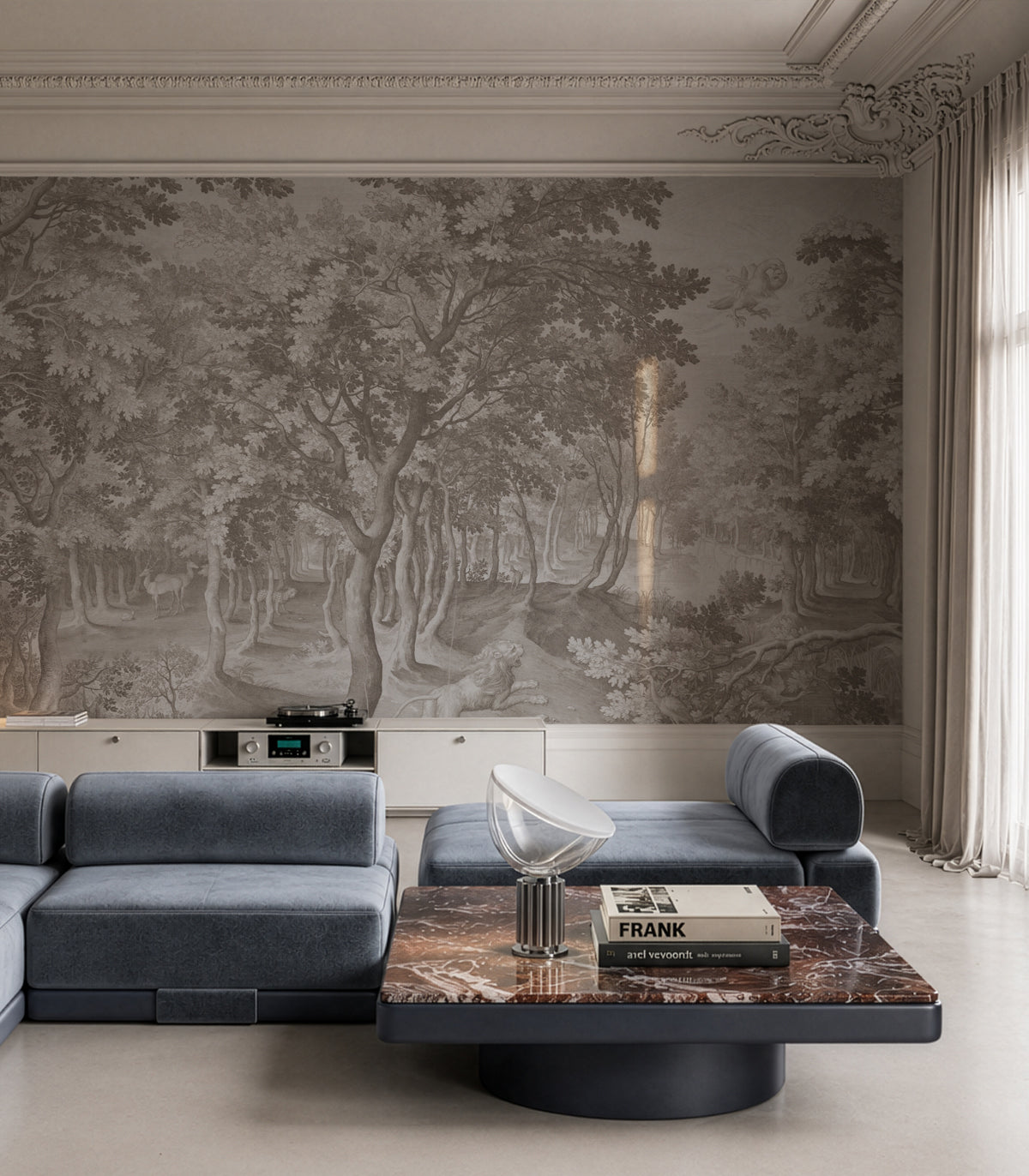Papier peint Timeless Trees Beige