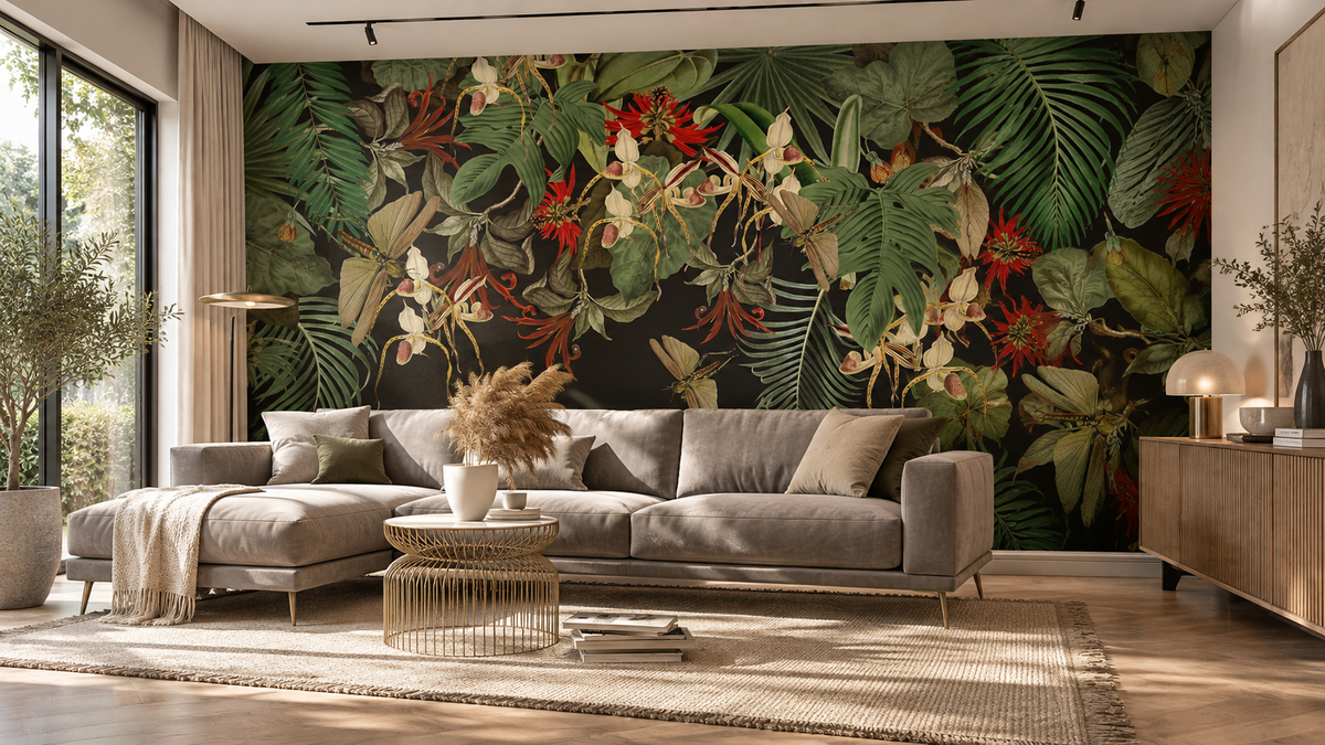 Papier peint Tropical Composition