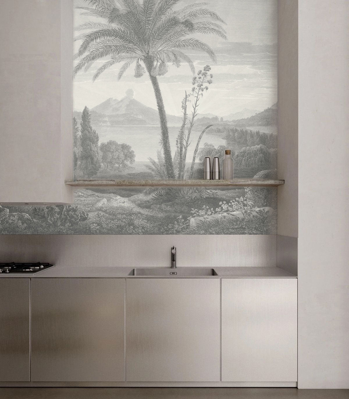 Tapeta Tropical Volcano Vista