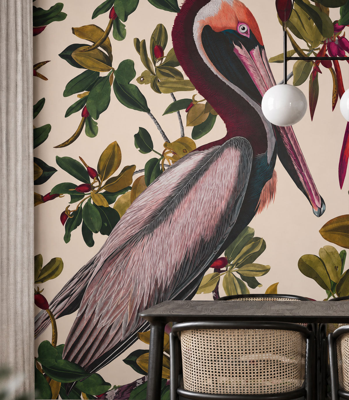 Papier peint Vintage Pelicans