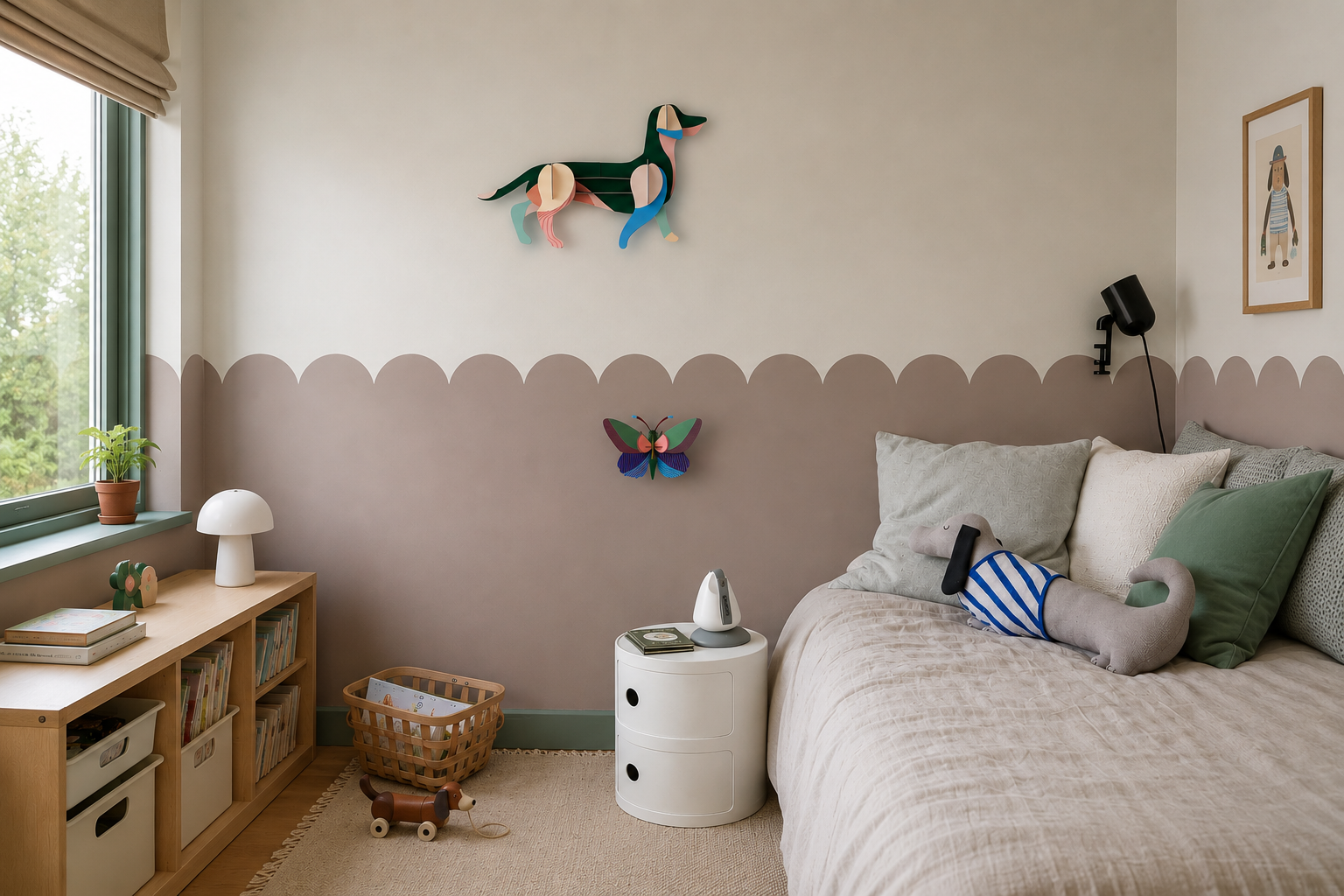 Wainscoting Solid Clay Veil