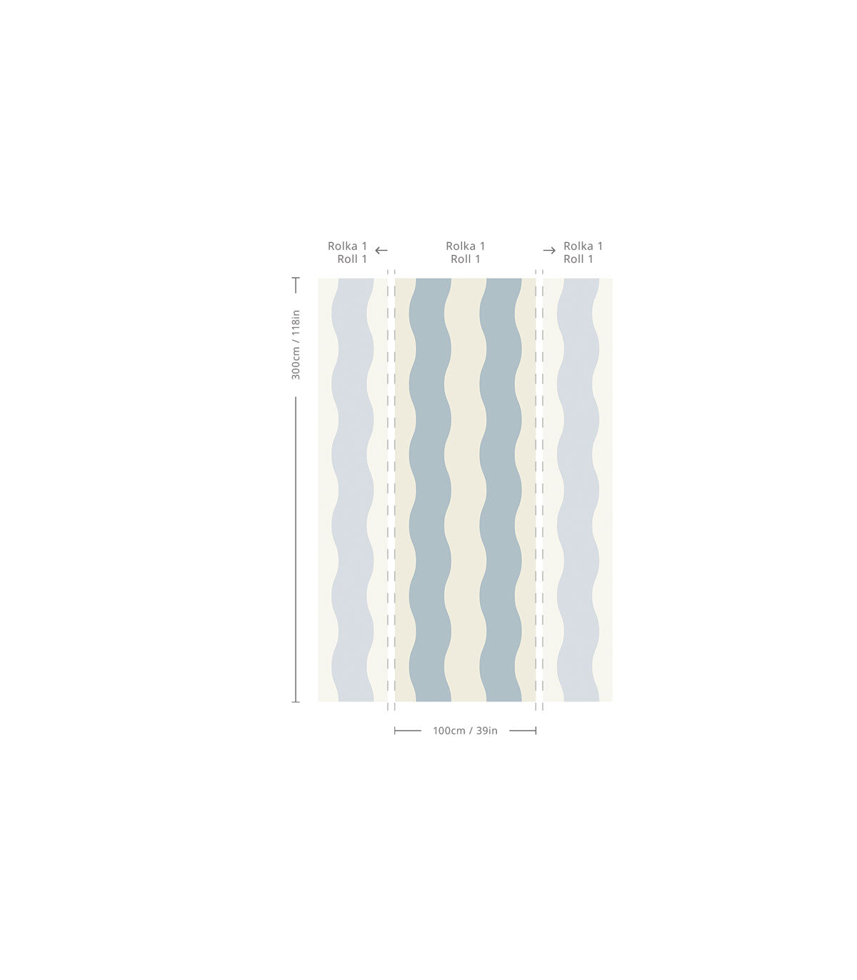 Tapeta Wave Stripe Athabasca