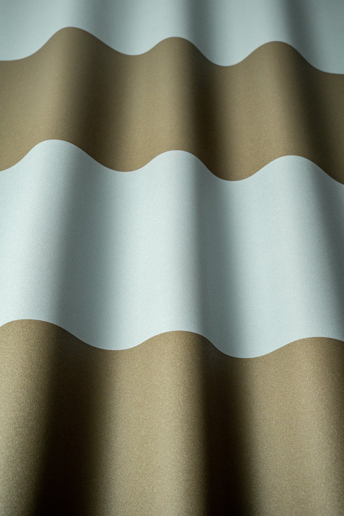 Tapeta Wide Stripe Play Fog Sand