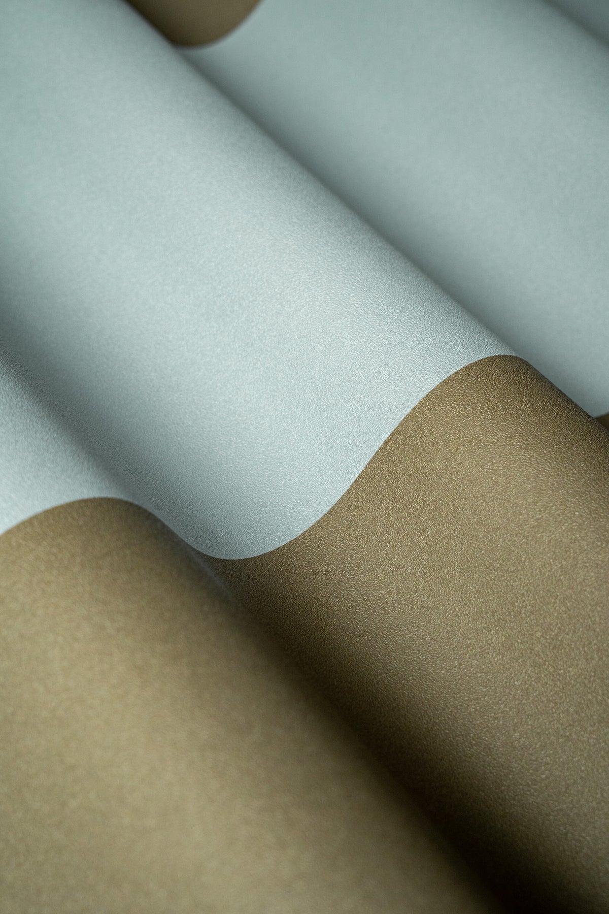 Tapeta Wide Stripe Play Fog Sand