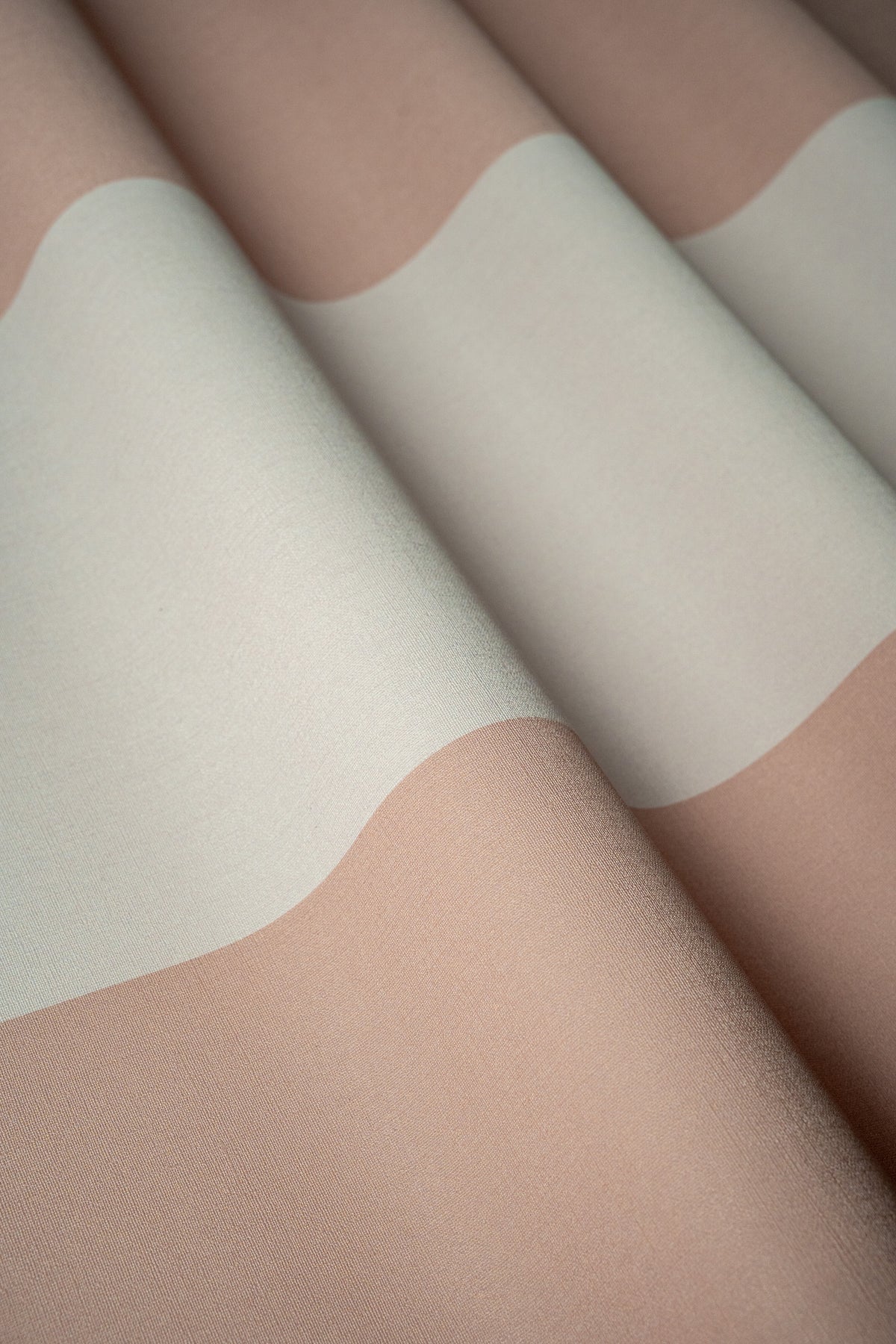 Papier peint Wide Stripe Play Soft Peach