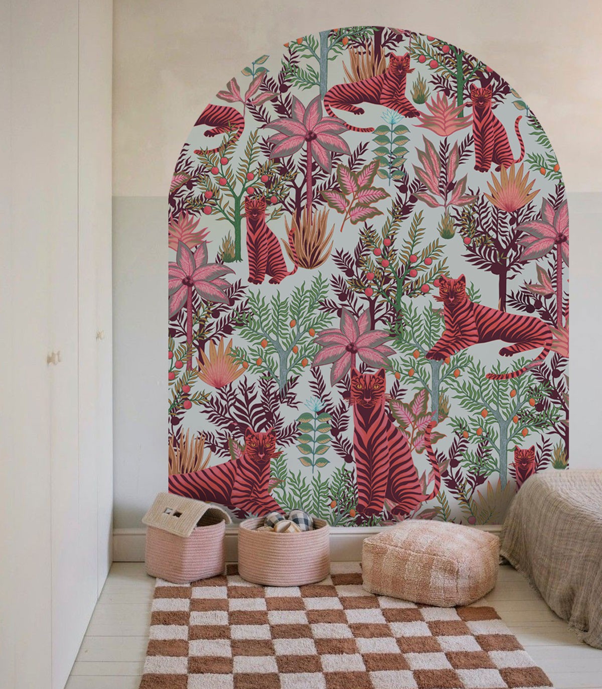 Arch Gold Tigers Pink