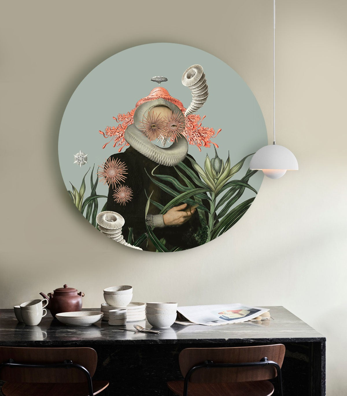 Dots Lady Medusa Blue