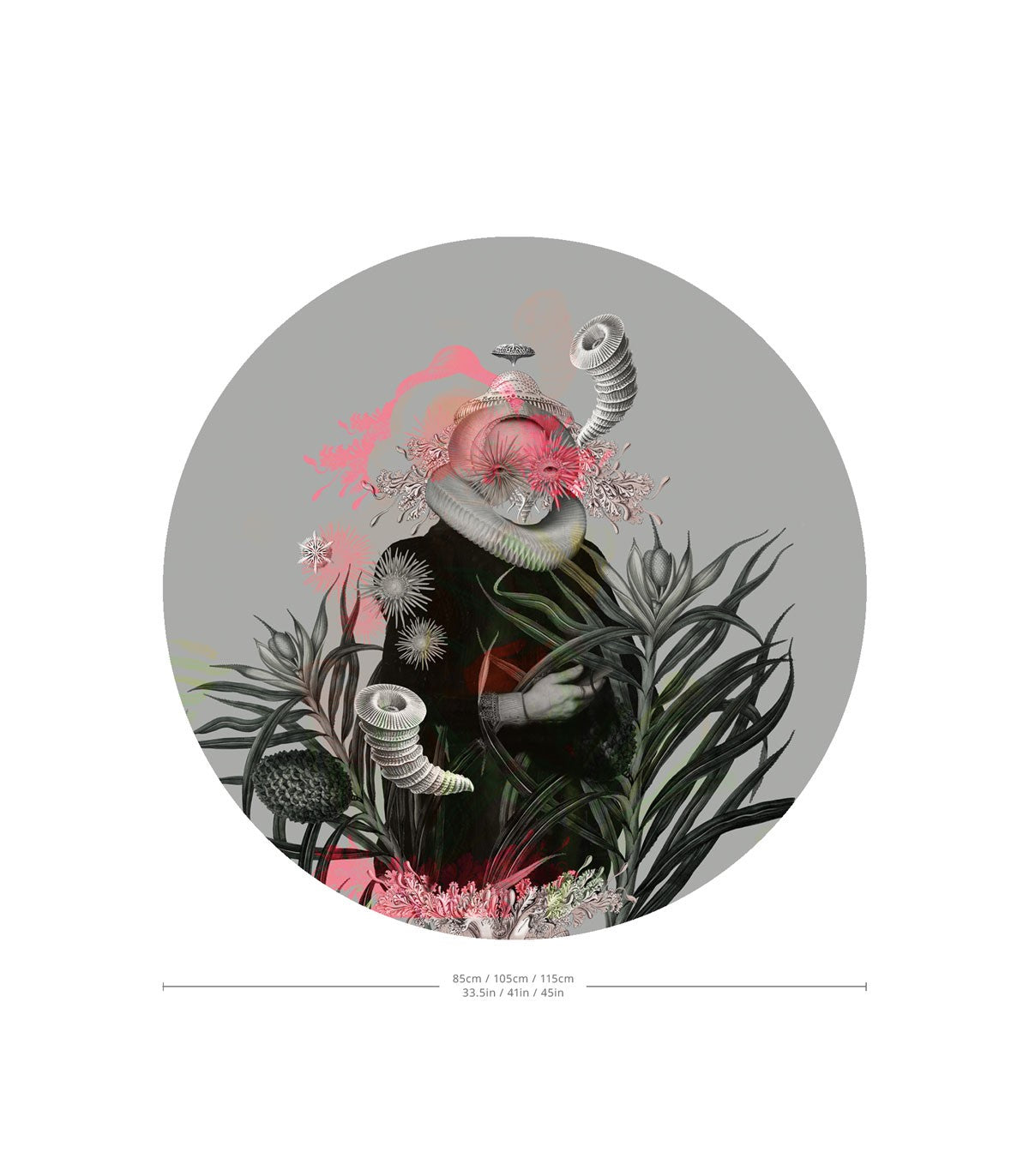 Dots Lady Medusa Gray