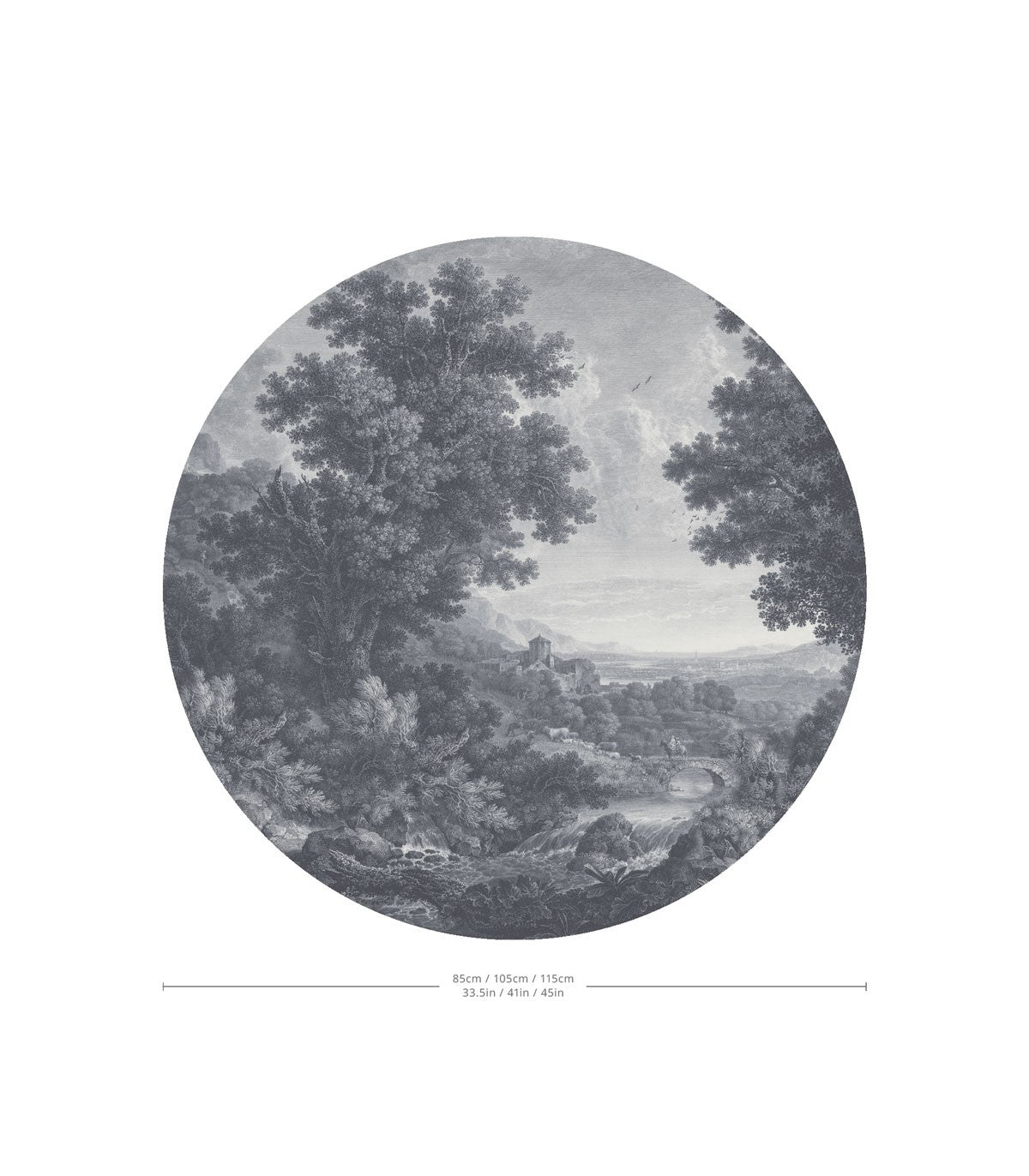 Dots Picturesque Valley of Serenity Blue