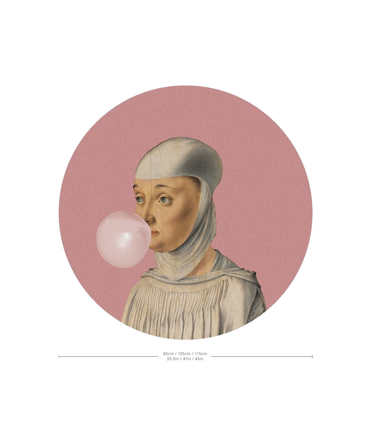 Dots Woman with Bubble Gum Pink