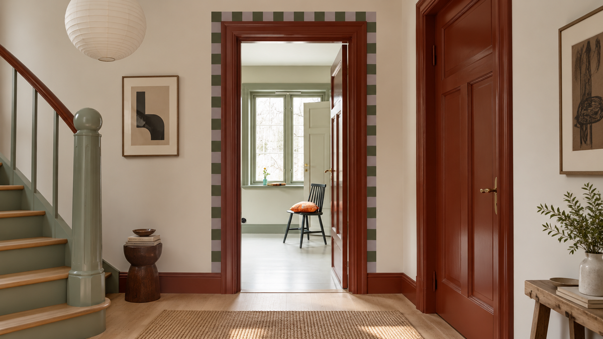 Border Square Muted Olive