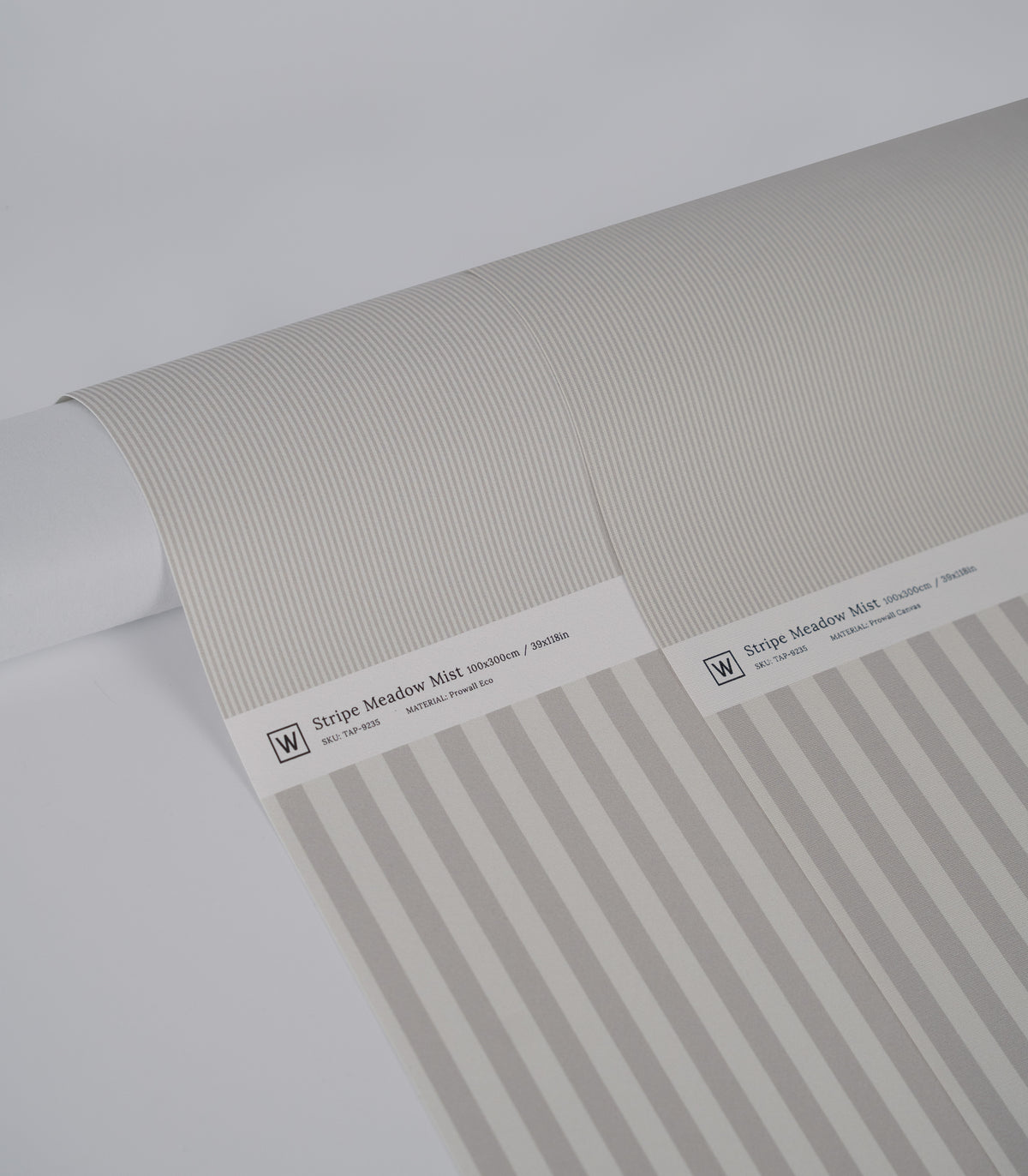 Papier peint Stripe Meadow Mist