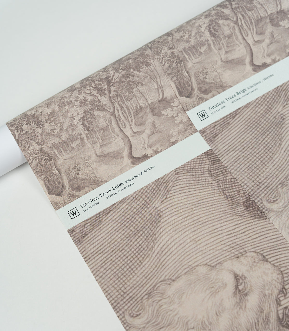 Papier peint Timeless Trees Beige