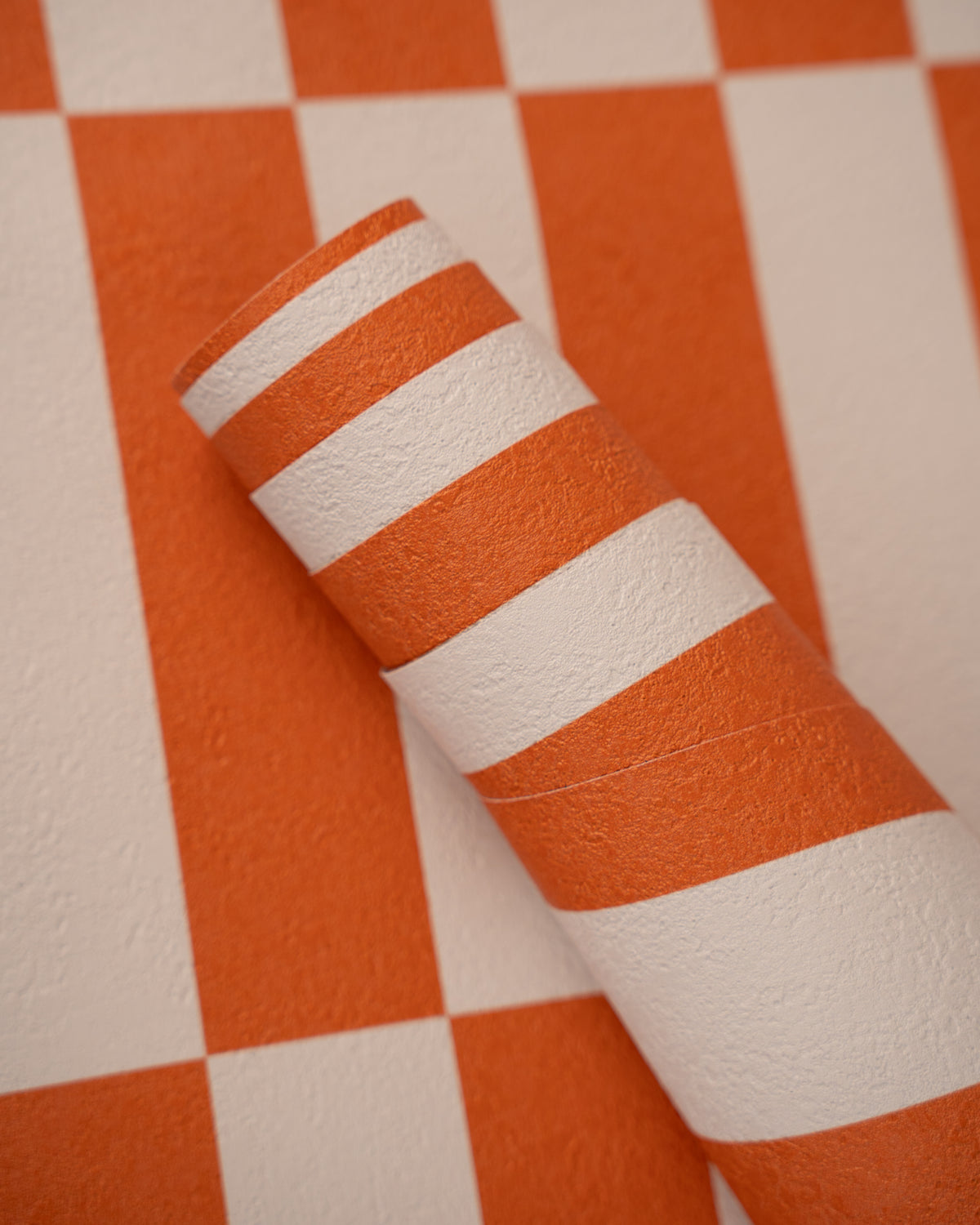 Papier peint Tetris Stripe Terracotta