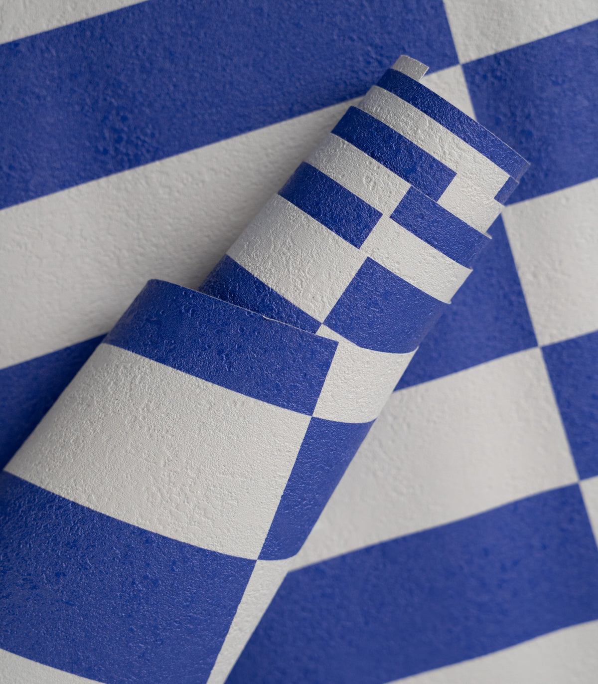 Papier peint Tetris Stripe Cobalt