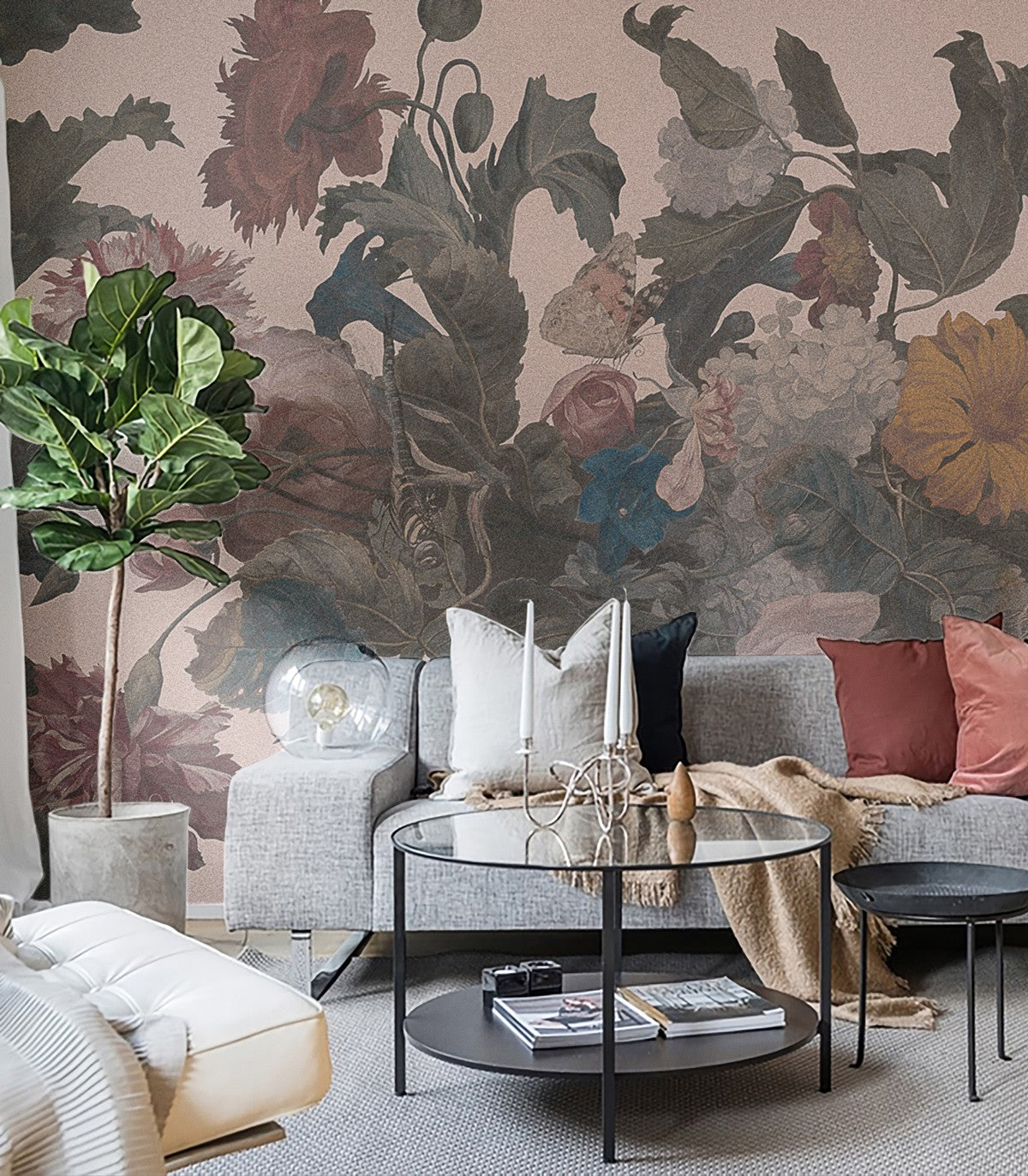 Tapeta Dragonfly Garden Pink