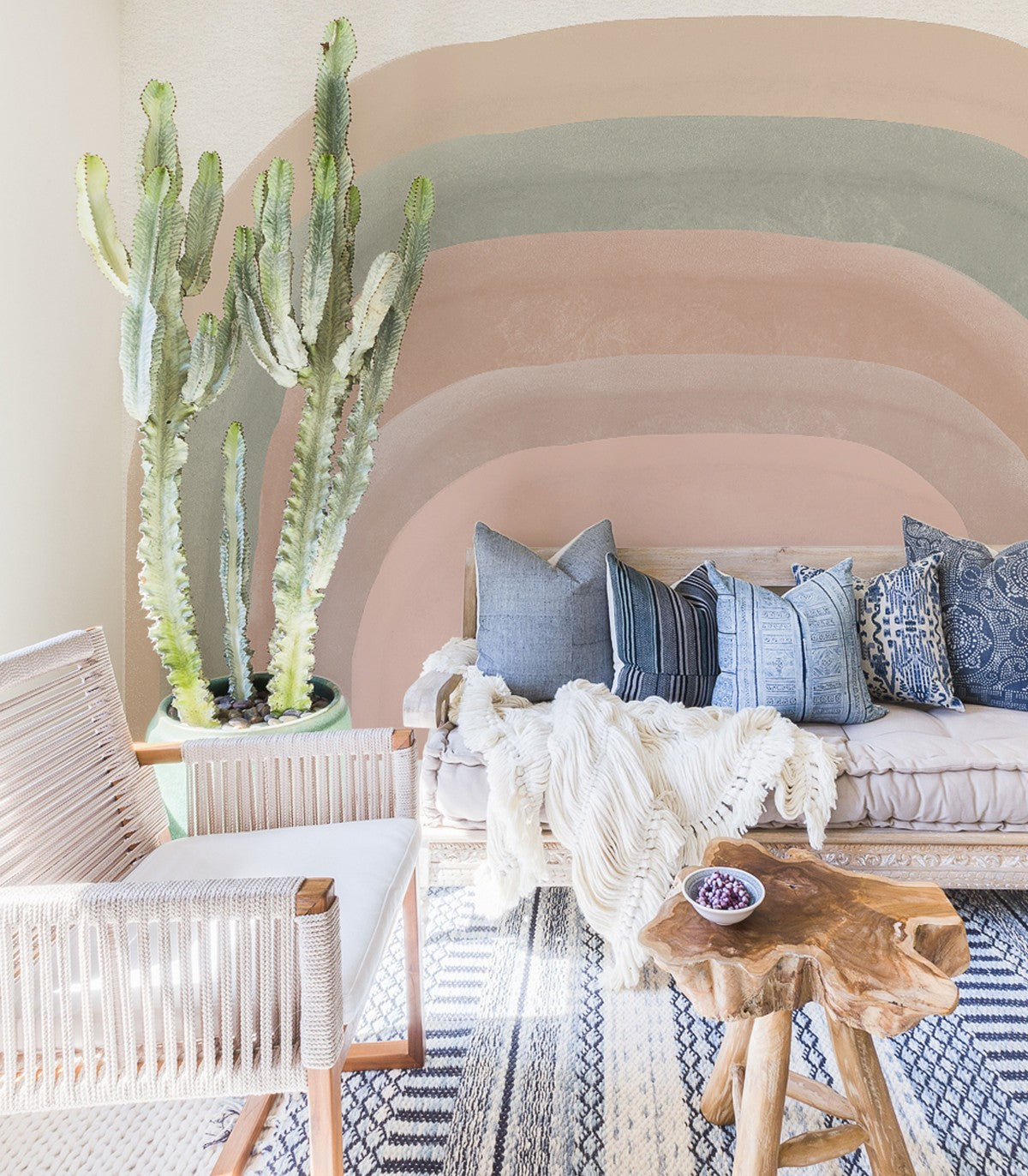 Tapeta Pastel Rainbow