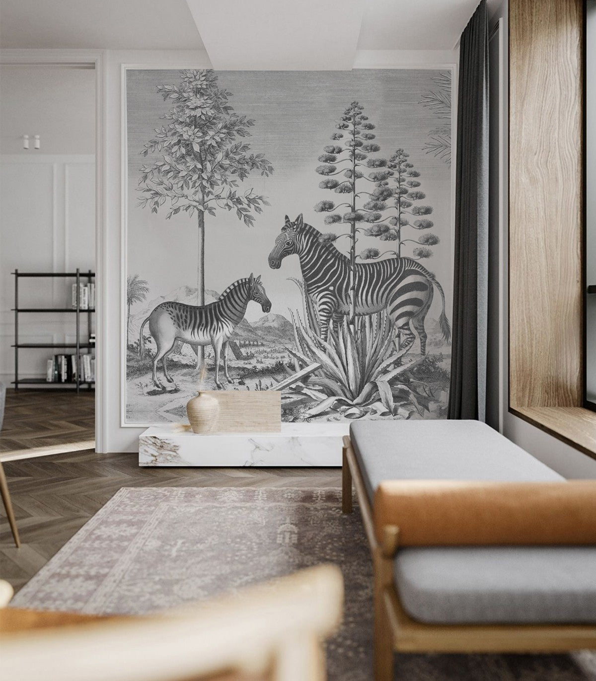 Tapeta Zebra on Agave